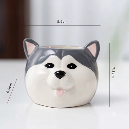 Dogs Plant Pots