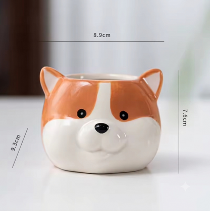 Dogs Plant Pots