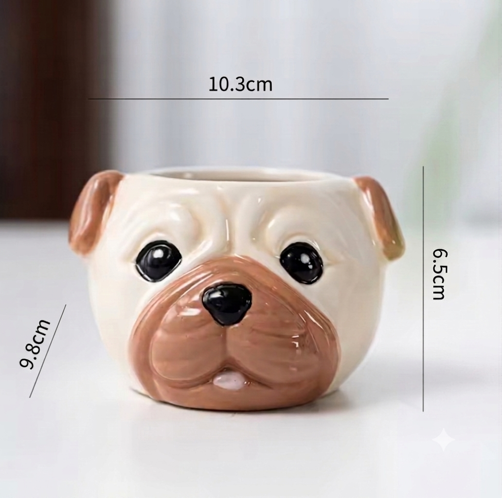 Dogs Plant Pots